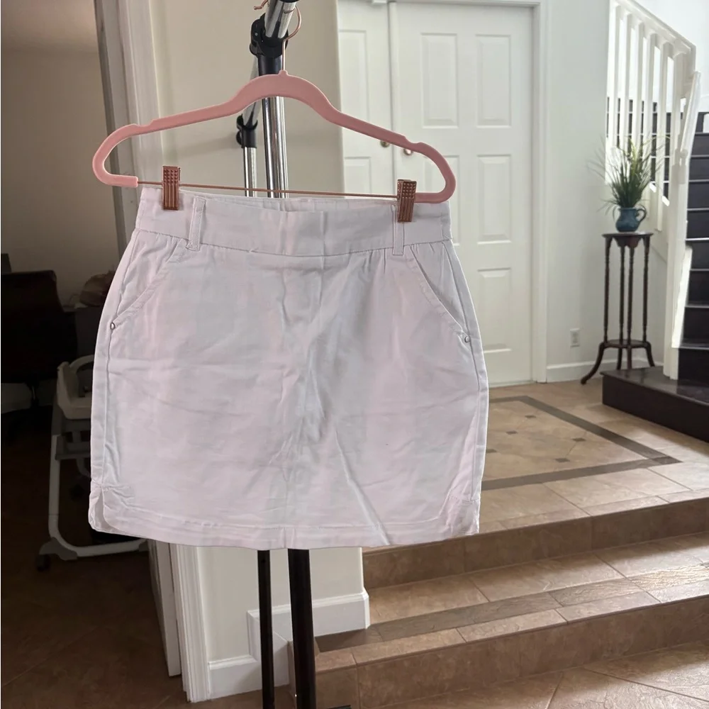 Tribal White Athletic Skort | Built-In Shorts | Golf Tennis Skirt | NWT - Picture 11 of 12